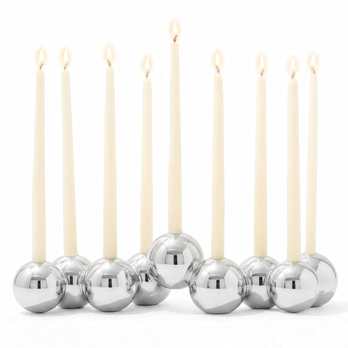 Bubble Menorah (Aluminum)