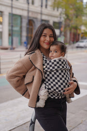 Monarch Baby Carrier - Ebony Check