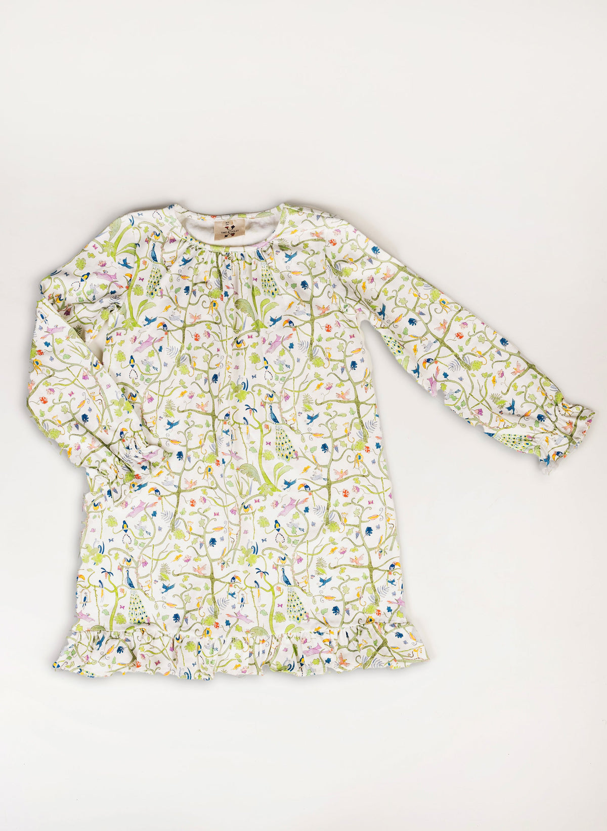 Girls' Sunday Morning Organic Cotton Lounge Dress