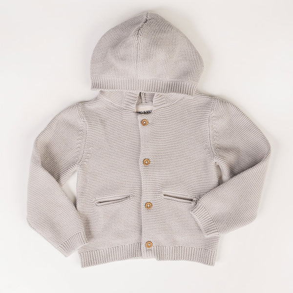 William Hooded Knit Cardigan