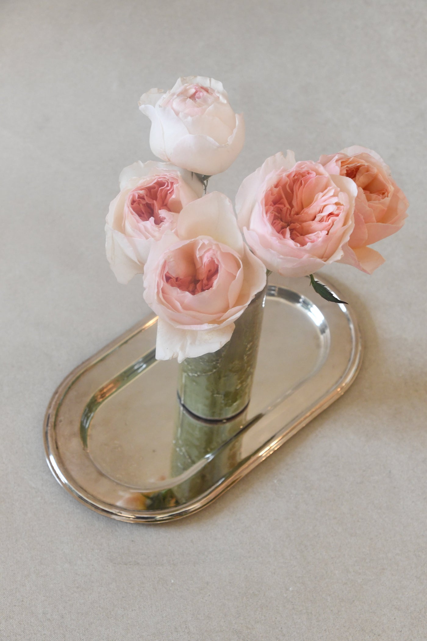 Vintage Silver Plated Oval Tray
