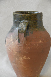 Antique Mediterranean Olive Jar - Dual Handle