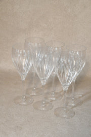 Set of 6 Christofle Iriana Water Glasses