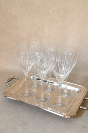 Set of 6 Christofle Iriana Water Glasses