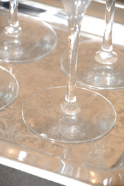 Set of 6 Christofle Iriana Water Glasses