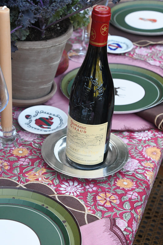 Vintage Christofle Wine Bottle Coaster