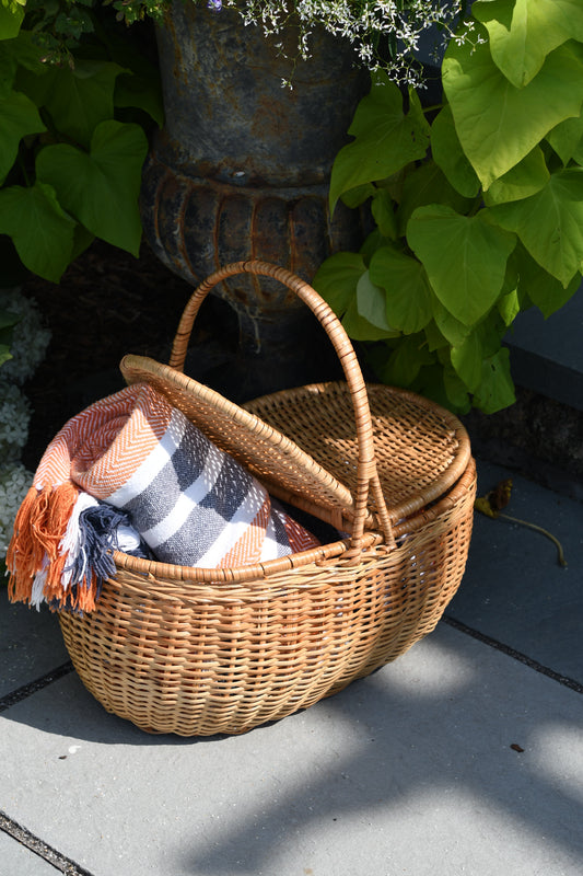 Handwoven Picnic Basket