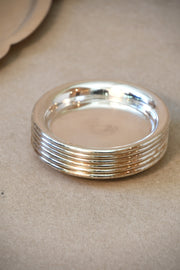 Vintage Christofle Silver Cocktail Coasters - Set of 6