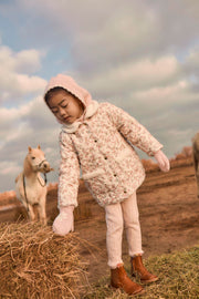 Dalila Reversible Coat in Cream Carnation Vale