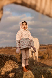 Dalila Reversible Coat in Cream Carnation Vale