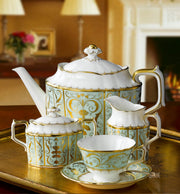 Darley Abbey Mint Green - Tea Cup & Saucer