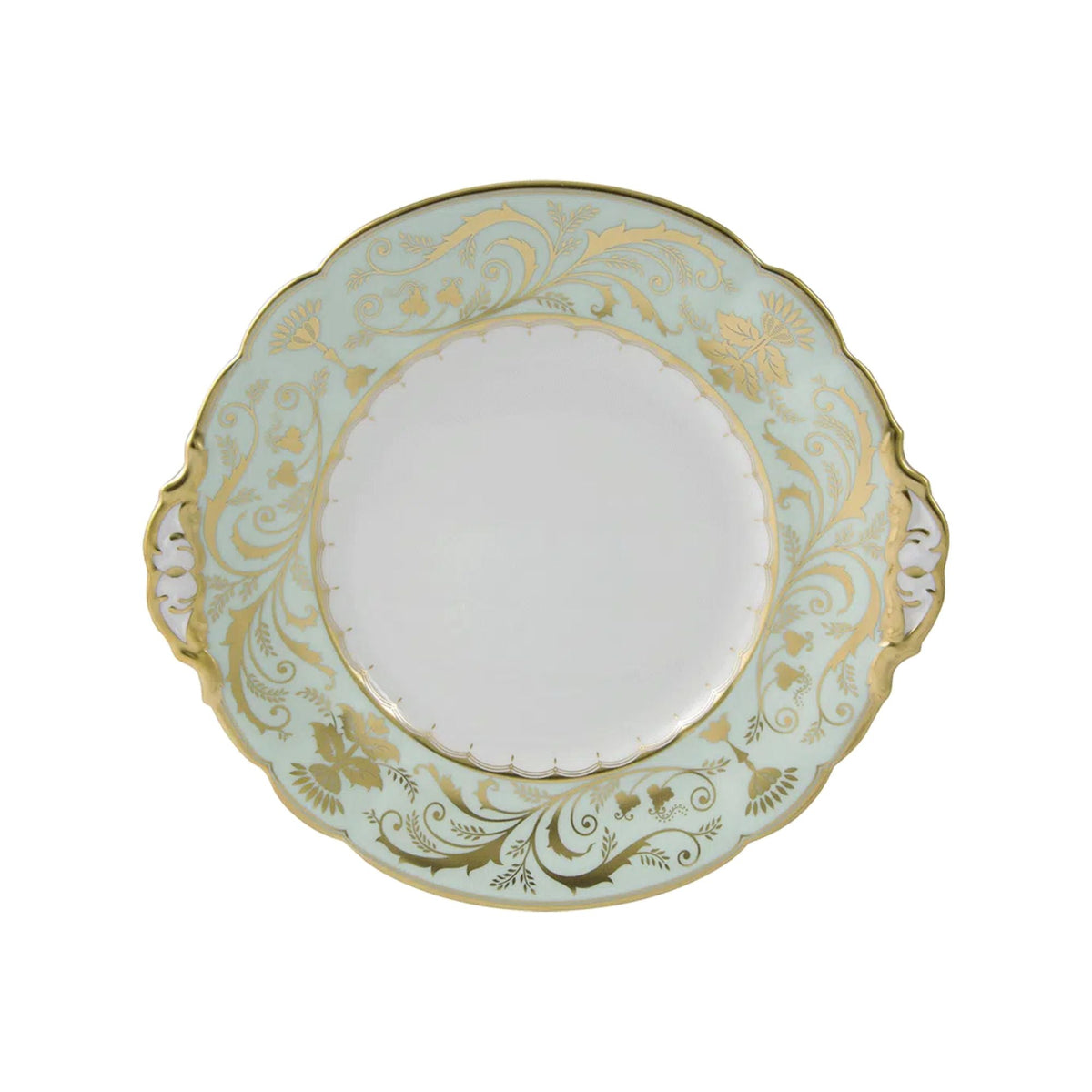 Darley Abbey Mint Green - Cake Plate