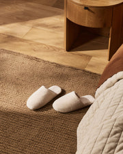 Classic Plush Slippers (Bone)