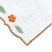 Hand Embroidered Heirloom Petals Napkins 18" x 18"  (Set of 4)