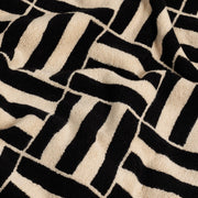 Willis Pool Towel in Sand & Noir