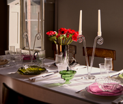 Double Stem Spiral Candleholder