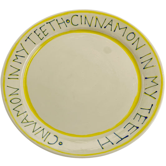 Cinnamon In My Teeth Dinner Plate