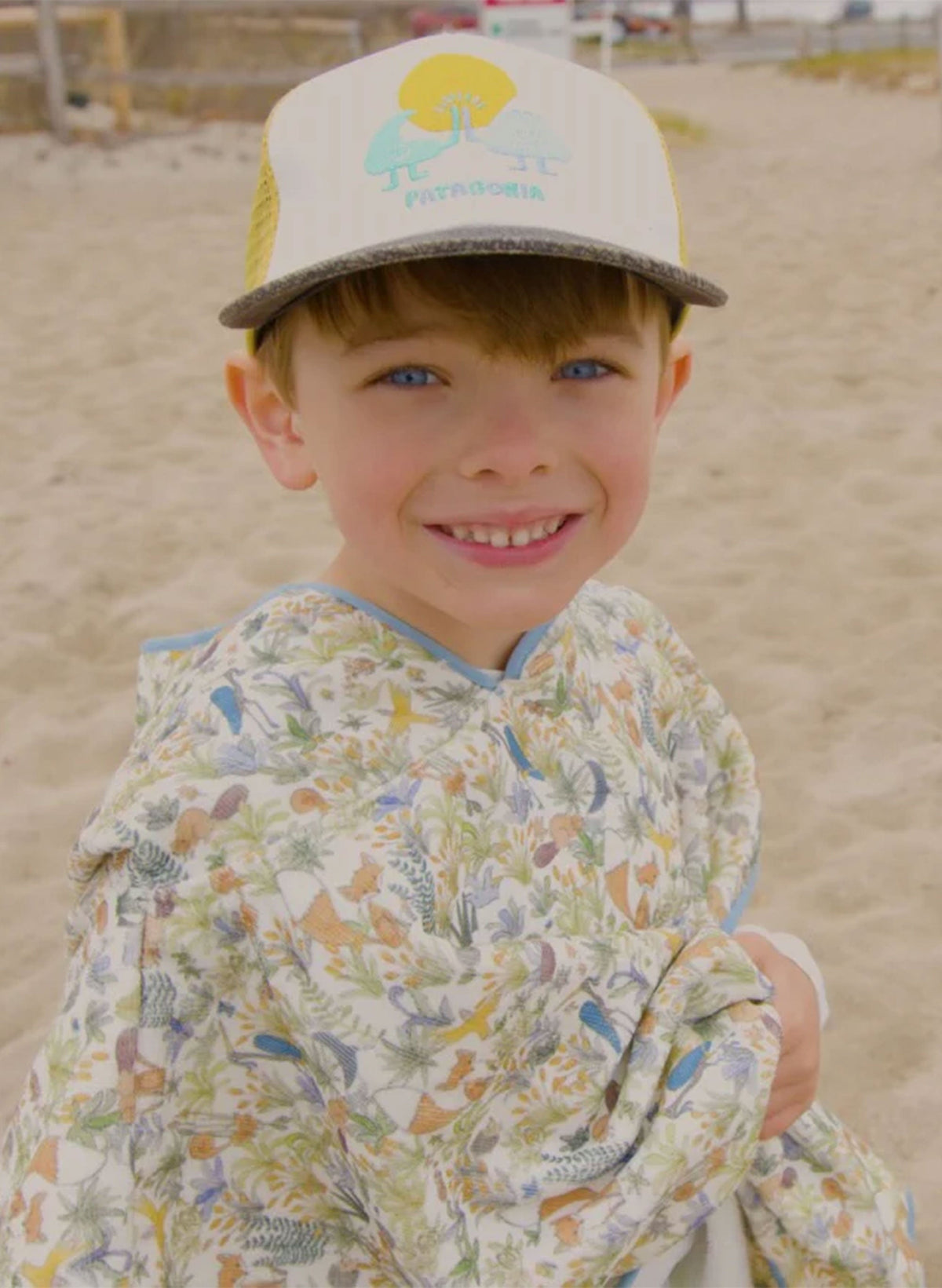 Children's Organic Cotton Swim Poncho