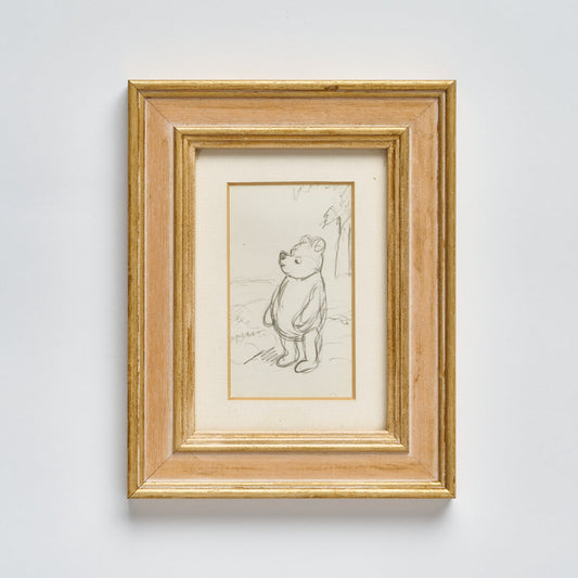 Portrait of Pooh - Framed Print