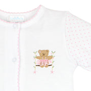 The Sweet Bear Embroidery and Printed Set 4 Pieces | Baby Girl