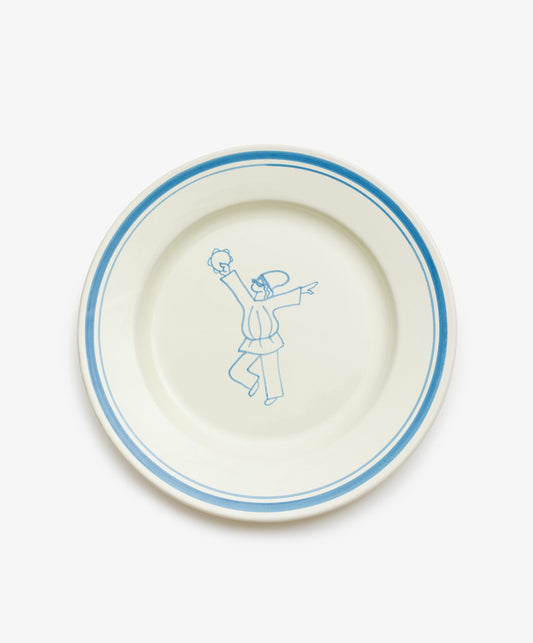 Folk Dinner Plate, Jester