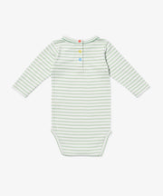 Edward One-piece, Dusty Seafoam Mini Stripe