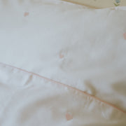 Embroidered Hearts Baby Duvet - Pink