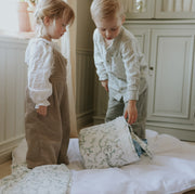 Embroidered Stars Baby Duvet - Blue