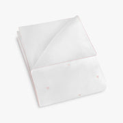 Embroidered Hearts Baby Duvet - Pink