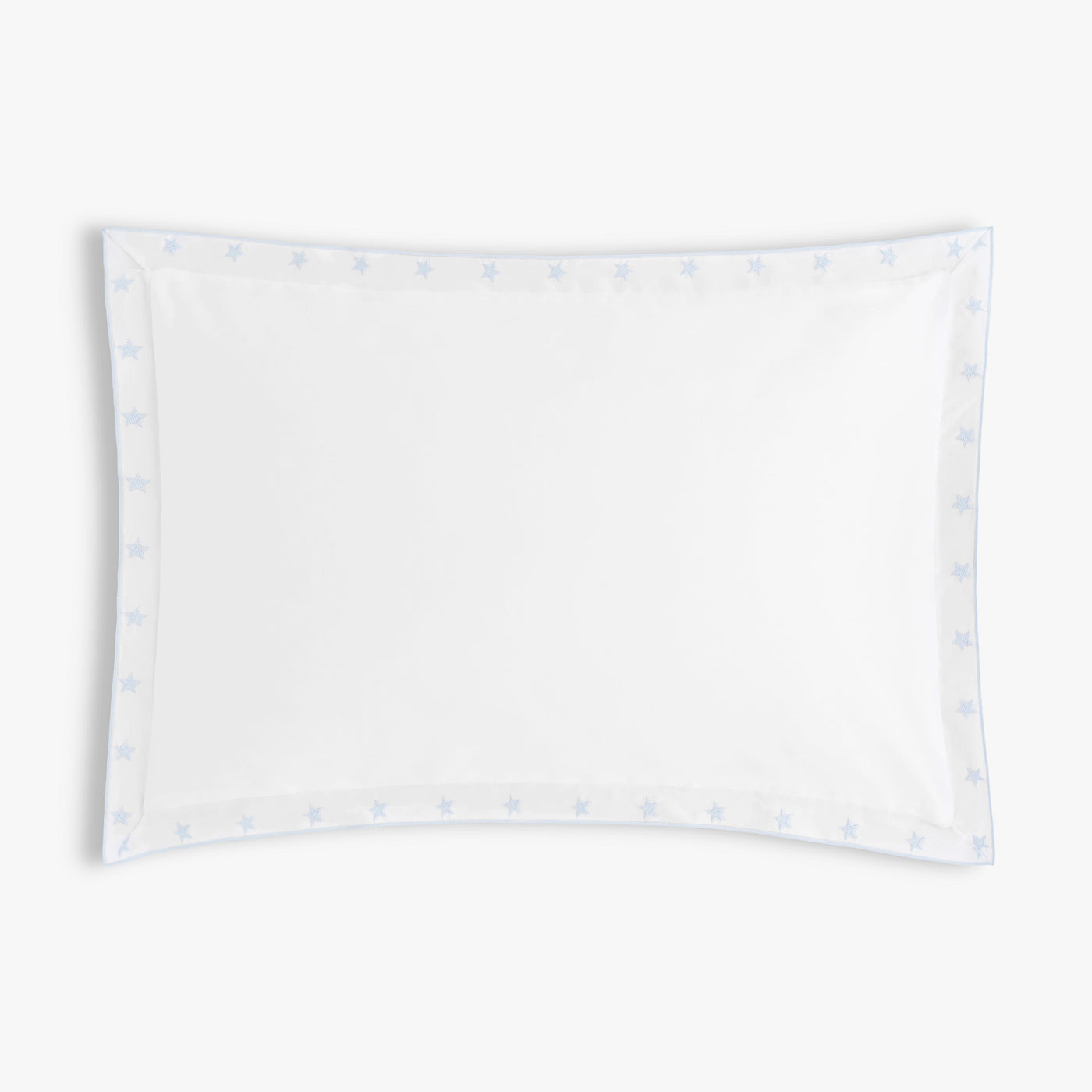 Embroidered Stars Toddler Pillow - Blue