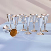 Set of 8 Vintage Silver Plated Goblets