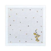 Hand Embroidered Vintage Floral Napkins 18" x 18" (Set of 4)