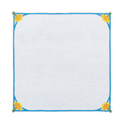 Hand Embroidered Heirloom Petals Napkins 18" x 18" (Set of 4)