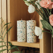 Modern Judaica Terrazzo Candle Holders – Terrazzo Series