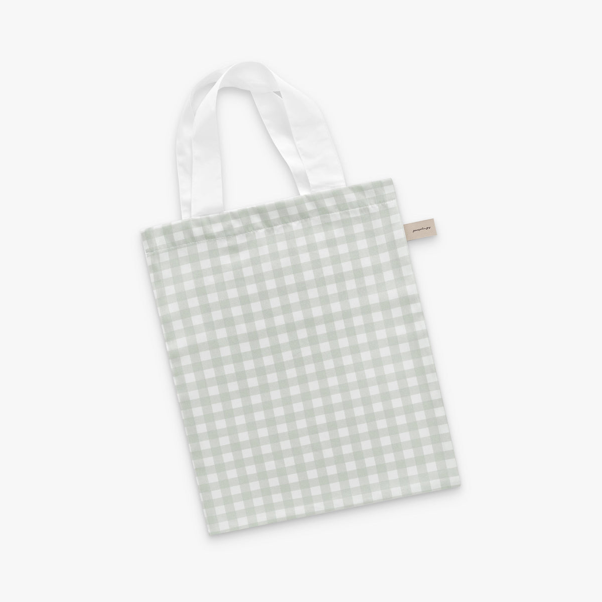 Picnic Gingham Toddler Pillow - Green