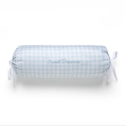 Picnic Gingham Bolster Pillow - Blue