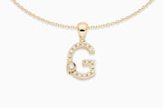 Joujou Diamond A-Z Necklace