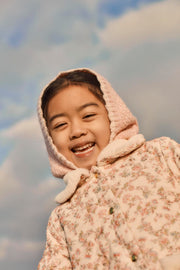 Dalila Reversible Coat in Cream Carnation Vale
