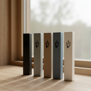 Minimalist Stainless Steel Mezuzah Case for Jewish home - Sweetheart Series