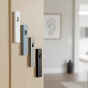 Minimalist Stainless Steel Mezuzah Case for Jewish home - Sweetheart Series