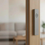 Natural Concrete Mezuzah Case in Soft Gray | Street