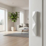 Modern Concrete Mezuzah Judaica for Entryways and Interior Doors – Wave Series