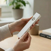 Cream White Stainless Steel Mezuzah Case | Sweetheart