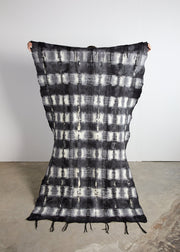 Adire Tye-Dye Lightweight Wool Throw Blanket