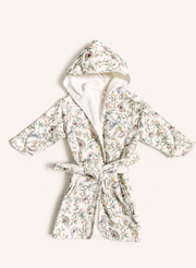 Children's Organic Cotton Printed Bathrobe