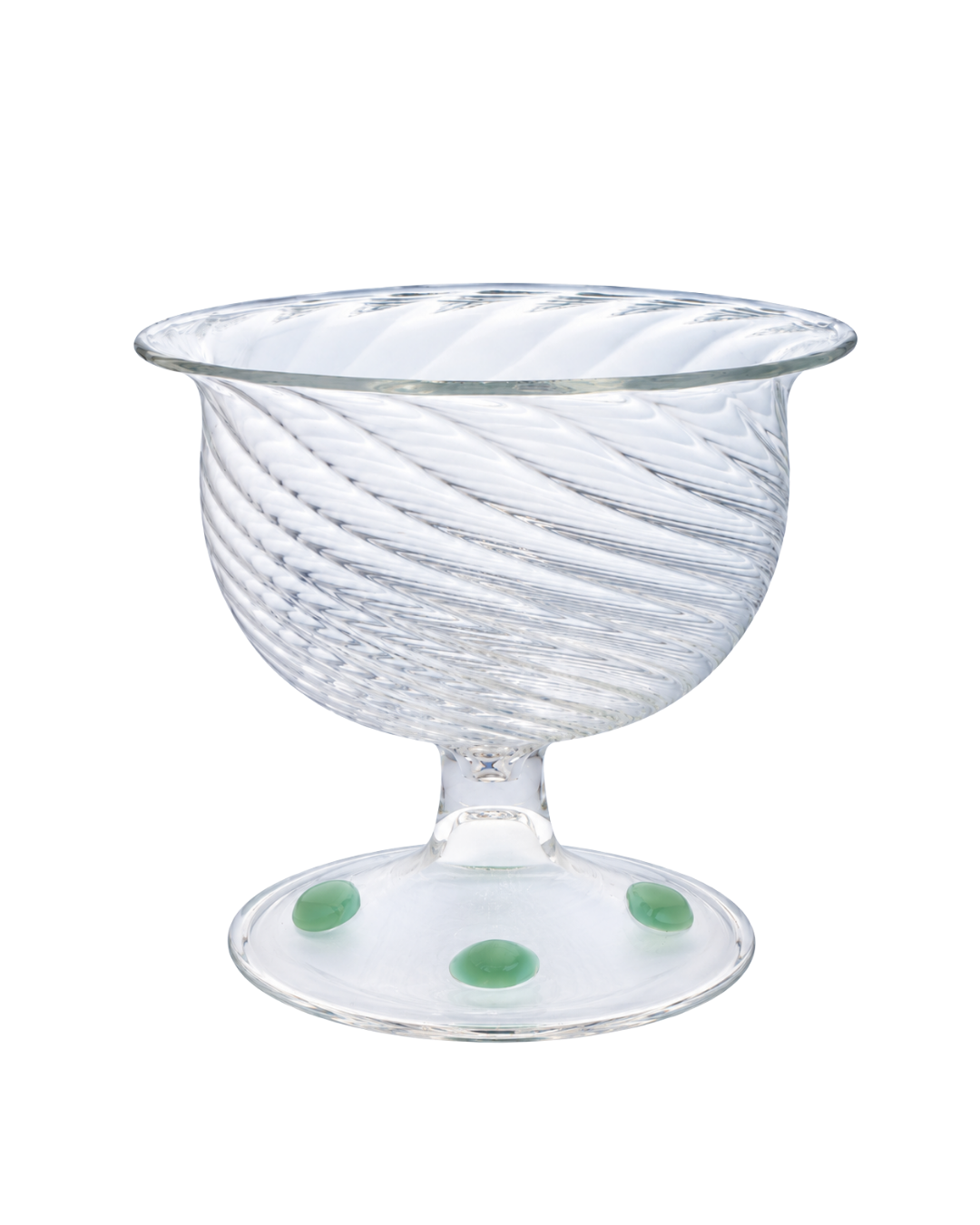 Glass Snacking Bowl - Green by Issy Granger