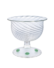 Glass Snacking Bowl - Green by Issy Granger