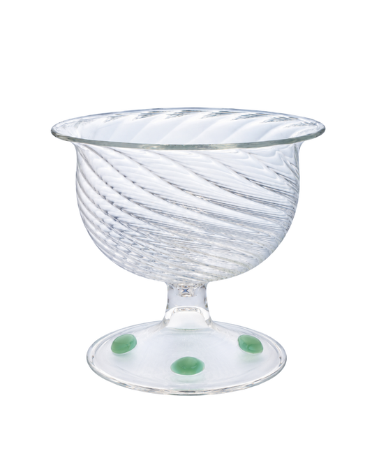 Glass Snacking Bowl - Green by Issy Granger