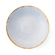 Golden Ash Blue Soup Coupe Plate