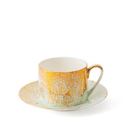 Golden Ash Teacup & Saucer
